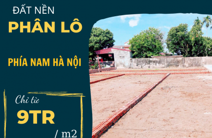 cần bán đất TP Hà Nội sát trung tâm Ứng Hòa chỉ vài trăm triệu/lô